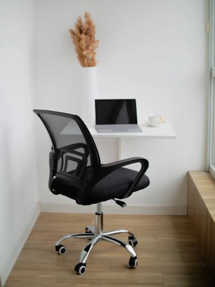 Кресло офисное на колесах Bonro Бонро B-619 Black (40030000) | Зображення 6