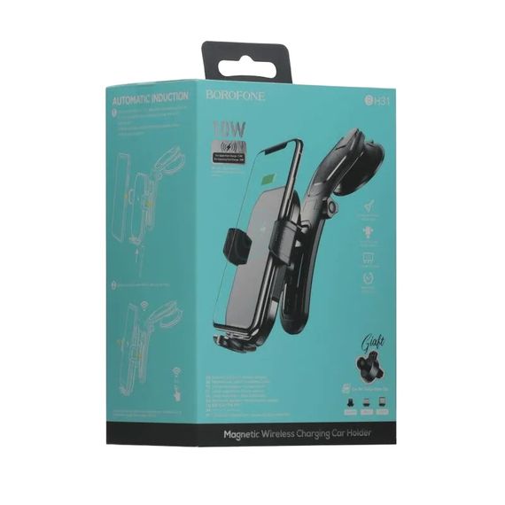 Автотримач з бездротовою зарядкою Borofone BH31 Sabio (37068-01_449) | Зображення 2