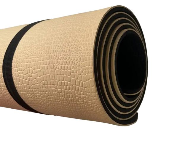 Килимок спортивний Eva Sport М&M 1850х550х5 мм чорно сірий (213754)