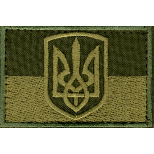 Шеврон "Прапор України" Олива