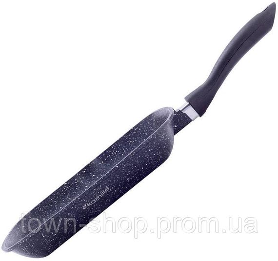 Сковорода-гриль Kamille Grill Pan 28х28см со стеклянной крышкой KM-4431 | Зображення 1