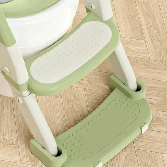 Універсальне дитяче сидіння на унітаз зі сходинкою Babycare, безпечне сидіння для привчання до туалету з підлокітниками | Зображення 9