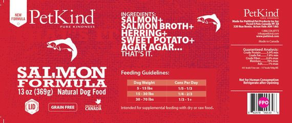 Вологий корм для собак з лососем PetKind Salmon Formula, 369 гр | Зображення 1
