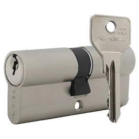 CISA C2000 70 (35*35) нікель матовий 3 ключі Циліндр - Замки