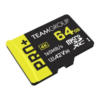 Карта памяти Team 64GB microSDXC class 10 UHS-I U3 V30 A2 Pro+ (TPPMSDX64GIA2V3003) | Зображення 1