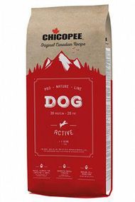 Сухой корм Chicopee (Чикопи) PNL Active 20 кг для активных собак всех пород с птицей
