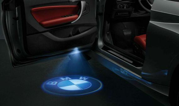 LED підсвітка дверей автомобіля 2 шт, проектор логотипу BMW 1 3 4 5 6 7 M X Z GT серії, водостійкий, Plug&Play | Зображення 7