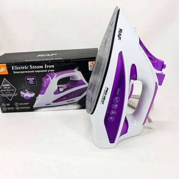 Праска з керамічною підошвою RAF R.1233 потужність 2200Вт 320 мл purple | Зображення 5