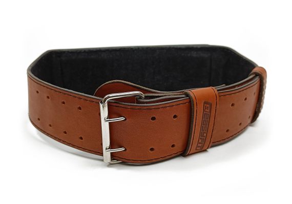 Пояс атлетичний EasyFit DeciBelt (шкіра) коричневий XL (EF-BRXL) | Зображення 4