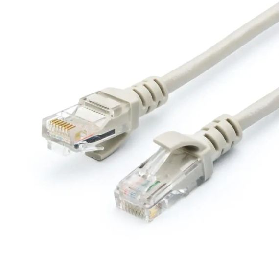 Патч-корд UTP Atcom Geplink Cat.5e, 26AWG, 10 м, сірий