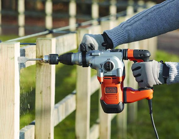 Перфоратор мережевий SDS-Plus BLACK+DECKER BEHS03K | Зображення 6