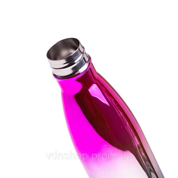 Термопляшка з нержавіючої сталі 500 мл рожевий металік HP-14-2P | Зображення 2