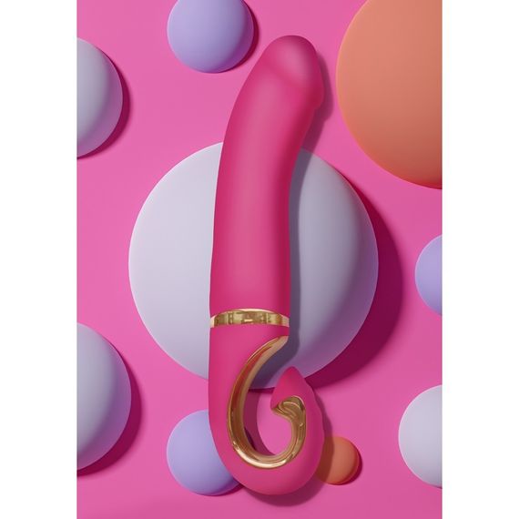 Вібратор нереалістичний Gjay Mini Gvibe, рожевий, 19 см х 3.5 см Sex Aura | Зображення 1