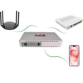 Безперебійник для wi-fi роутера UPS 16000 мАг 17 Вт POE-432 Білий