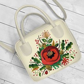 Сумка жіноча Kitto Мак 25x20x9 см (SKI_23S018_SBR)