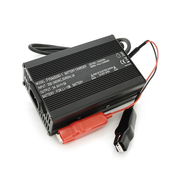 Зарядний пристрій для акумуляторів Li-ion 48V(54,6V),13S,5A, крокодили,135x90x50mm | Зображення 1