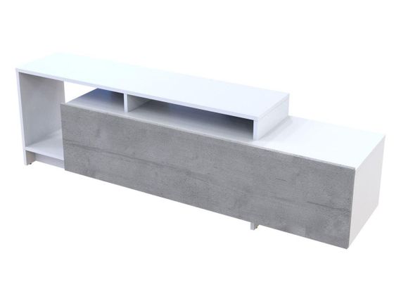 Стенка в гостинную Doros U2 160х38х48 см Белый/Бетон (DRS-011412) | Зображення 2