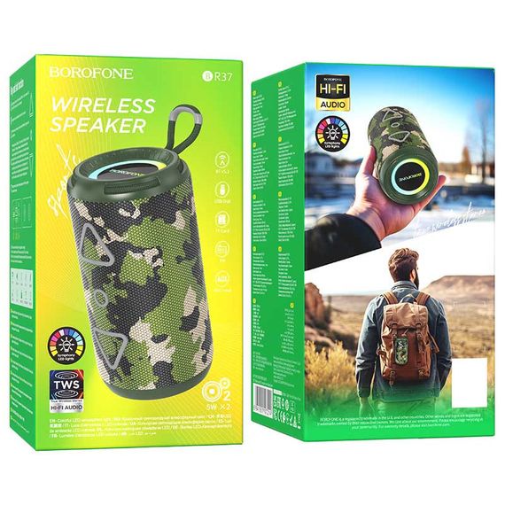 Bluetooth Колонка Borofone BR37 Noble sports | Зображення 2