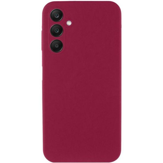 Чехол TPU GETMAN Liquid Silk Full Camera для Samsung Galaxy A37 5G Бордовый / Marsala