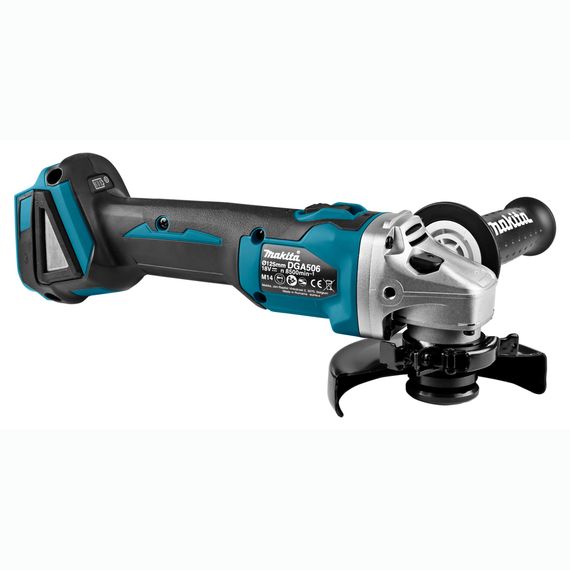 Шліфмашина кутова акумуляторна Makita DGA506Z (125 мм, 8500 об/хв, BL, LXT, без акумуляторів та зарядного пристрою) | Зображення 1