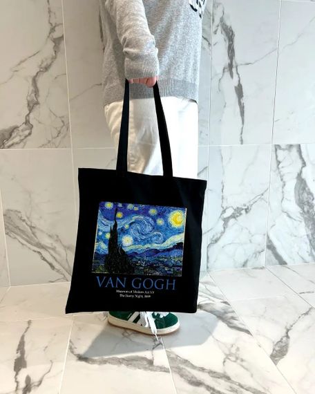 Екошопер Букопт ВК4062 VAN GOGH «Зоряна ніч» Чорний | Зображення 3