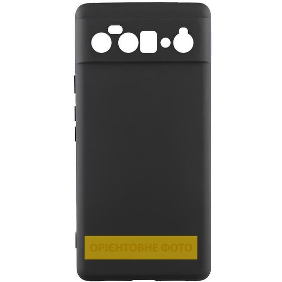Чохол TPU GETMAN Liquid Silk Full Camera для Google Pixel 9 Pro XL Синій / Midnight Blue Чорний / Black