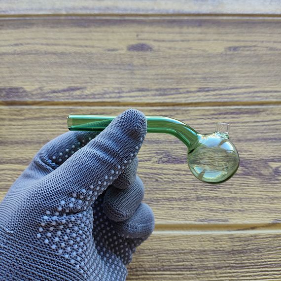 Стеклянная трубка Sherlock Nose Oil Green | Зображення 1