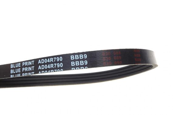Ремінь генератора Smart 0.6-0.7i Honda Civic 1.4-1.8 94-01 Chevrolet Matiz Spark 0.8-1.2 05- AD04R790 | Зображення 1