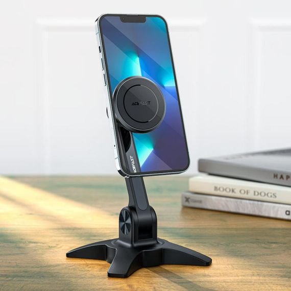 Тримач для мобільного ACEFAST E11 desktop mobile phone magnetic holder Black | Зображення 4