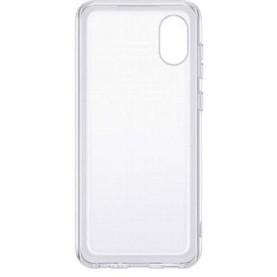 Чехол для мобильного телефона Samsung A03 Soft Clear Cover Transparent (EF-QA032TTEGRU) | Зображення 1