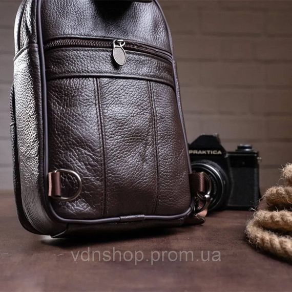 Сумка шкіряна чоловіча крос-боді, Чоловічі сумки через плече, Чоловіча сумка через плече містка WC-13 | Зображення 4