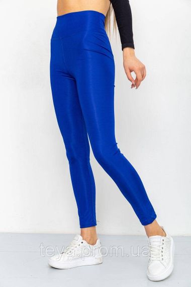 Лосини жіночі з біфлексу, колір електрик, розмір XL FA_003986 | Зображення 2