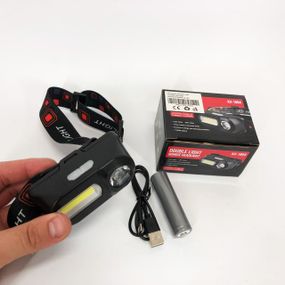 Светодиодный фонарь с креплением на голову, Фонарь на голову со встроенным аккумулятором MD-80