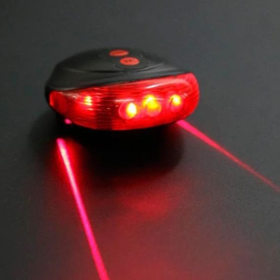 Фонарик велосипедный с крепежем BL-118 BIKE LIGHT+LASER | Зображення 2