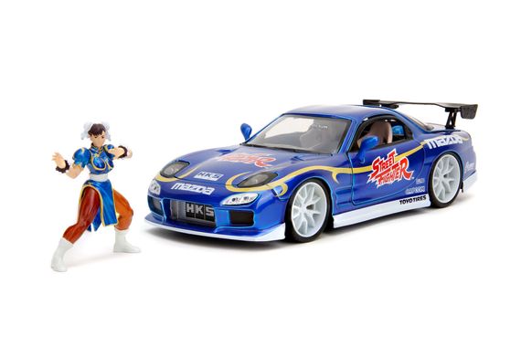 Игровая металлическая машинка Street fighter Мазда RX-7 с Чан-ли | Зображення 2