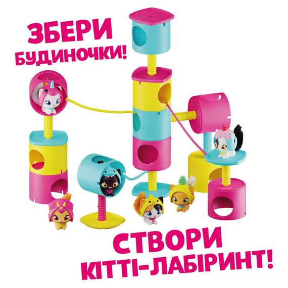 Дитячий ігровий набір "Кошеня Еш" QT Kitties 450001-6 фігурка, будиночок, аксесуари | Зображення 6