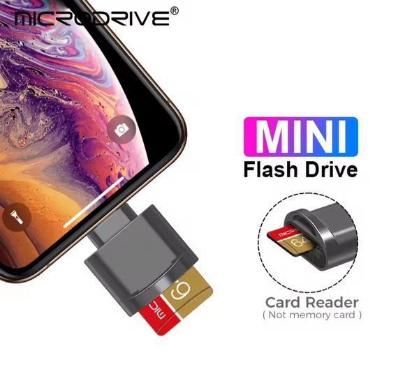 Адаптер для читання Micro TF SD-карт, конвертер для Iphone Ipad OTG в Micro SD | Зображення 8
