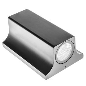 Подсветка LED фасадная IP65 AL-230/2х3W NW COB BK
