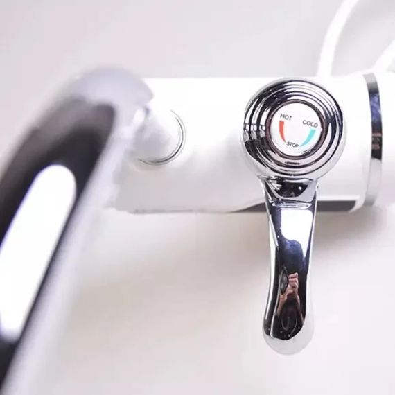 Міні бойлер + душ Water Heater MP 5208, проточний електричний водонагрівач 3000 Вт з LCD-дисплеєм, бічне під'єднання, шланг | Зображення 6