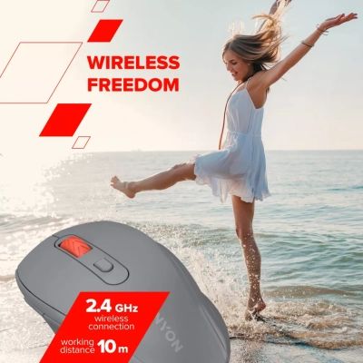 Мышка Canyon OnClick 20 Wireless White (CNE-CMSW20W) | Зображення 6
