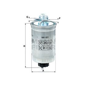 Фильтр топливный Mann WK851