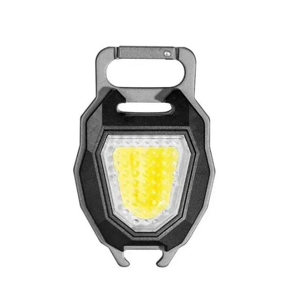 Многофункциональный фонарь брелок COB W5144 Black ТР | Зображення 1
