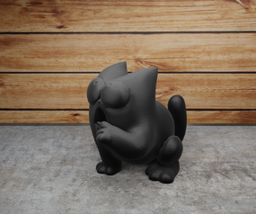 Статуэтка кот Саймона Simon`s Cat Черный, 150