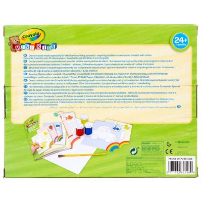 Набір для творчості Crayola Washable Mini Kids Набір для малювання фарбами (256698.006) | Зображення 3