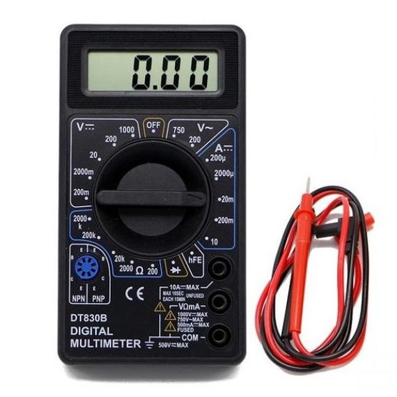 Цифровой мультиметр Digital DT-830B, Качественный мультиметр, RQ-123 Электронный мультиметр | Зображення 8