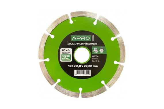 Диск алмазный Apro - 180мм x 16-18% сегмент