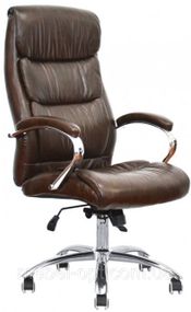 Офисное кресло для персонала Eternity brown, Anyfix с регулировкой качания под вес