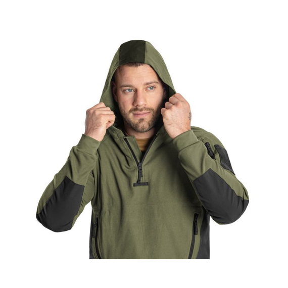 Кофта тактична Helikon-Tex RANGE HOODIE - TopCool, оливковий, розмір M | Зображення 3