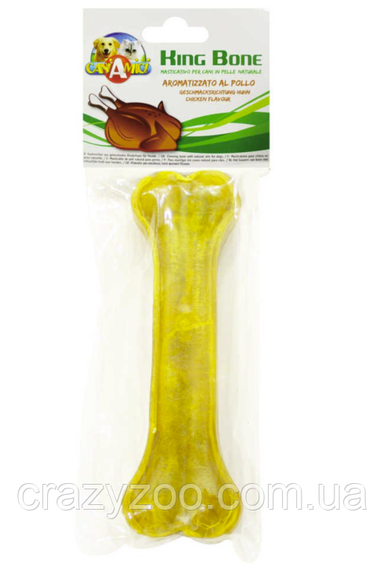 Ласощі для собак Croci King Bone Chicken Кістка жилиста зі смаком курки 450 г 32 см С1003229