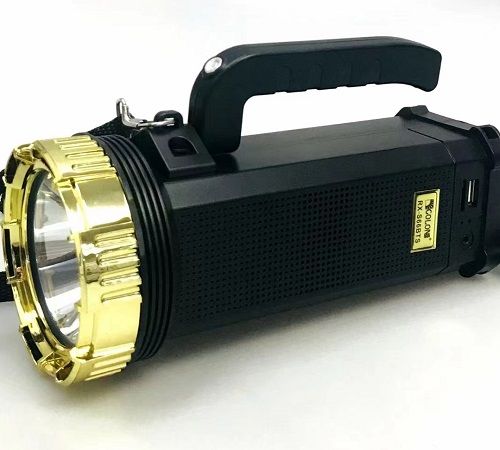 Фонарь GOLON RX-S66BTS с радио и солнечной панелью